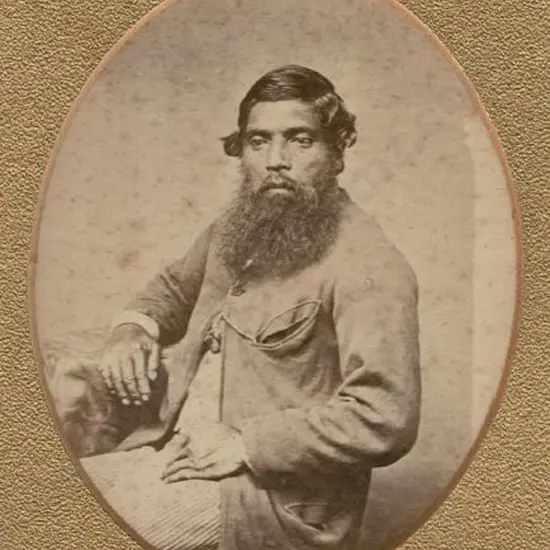 UNKNOWN - Maori in Formal Studio Setting - Late 19th Century