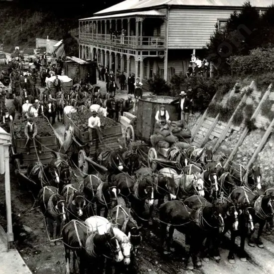 UNKNOWN - All in a Day's Work - Hauling Coal late 19th Century