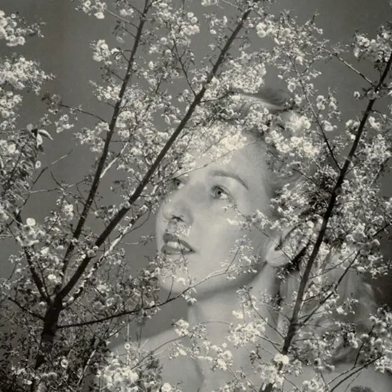 CASBOLT, Frederick Lennard (1896-1987) - Spring - Young Lady Looking at Blossoms