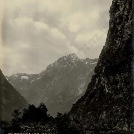 BURTON BROS - Dunedin (1870s-1890s) - Sheerdown and Mount Underwood, c.1897