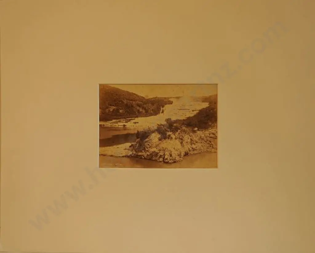 BURTON BROS - Dunedin (1870s-1890s) - Pink Terraces, c. 1880 Image 1++