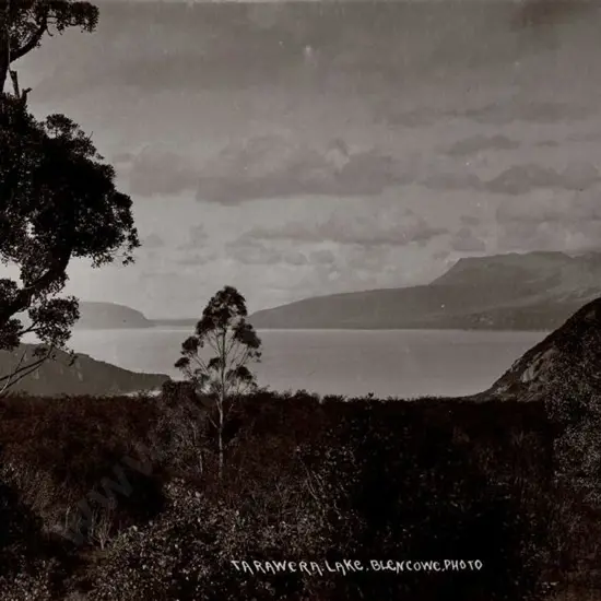 BLENCOWE, James Rasdell (1871-1945) - Tarawera Lake - Late 19th Century
