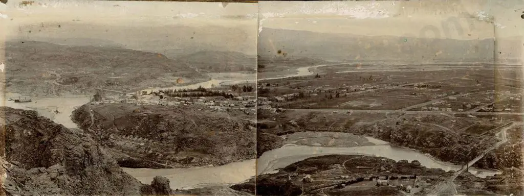 UNKNOWN - South Island Township (?) From High Hillm c.1880 Image 1++