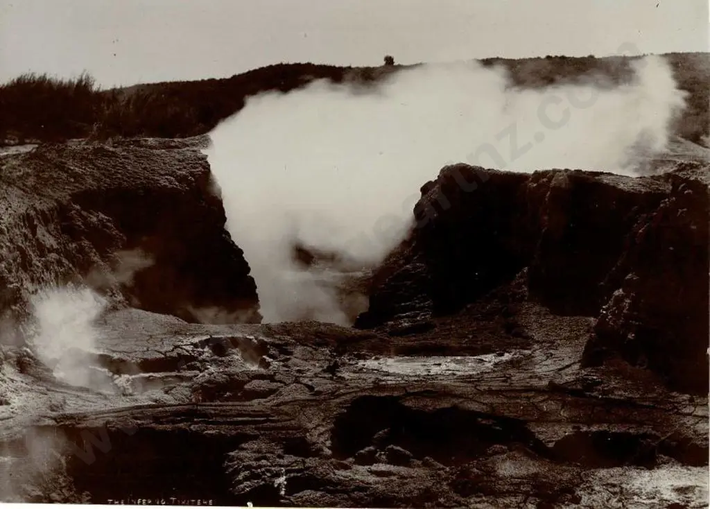 MARTIN, Josiah (1843-1916) - The Inferno,Tikitere, c.1880 Image 1++