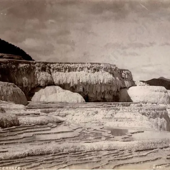MARTIN, Josiah (1843-1916) - White Terraces, c.1880