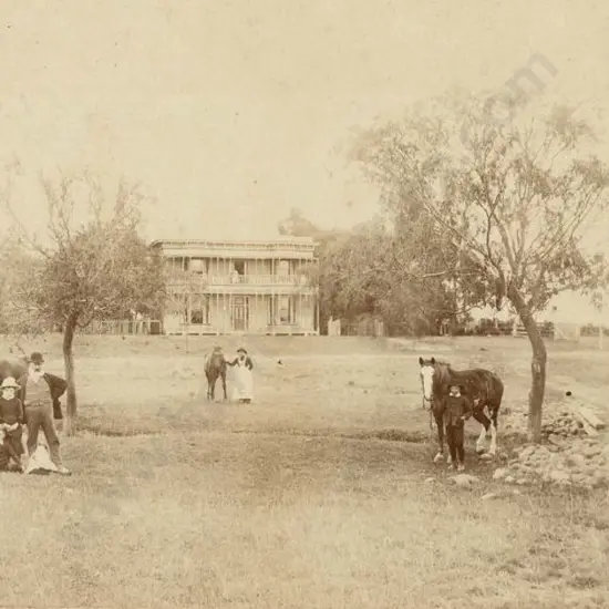 GLOBE Photographic Company - Country Home, Wairarapa, c.1880