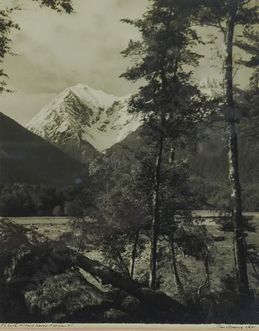 CHANCE, George (1885-1963) - En Route Milford Sound Highway Image 1++