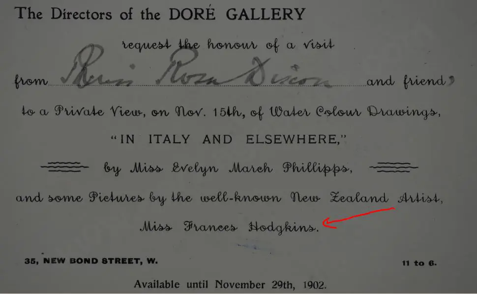 HODGKINS, Frances (1869-1947) - 30 Unique Photos from the Life of Frances Hodgkins Image 1++