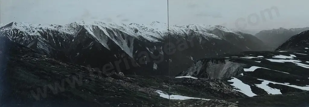 UNKNOWN - South Island Mountain Landscape - Early 20th Cent. Image 1++