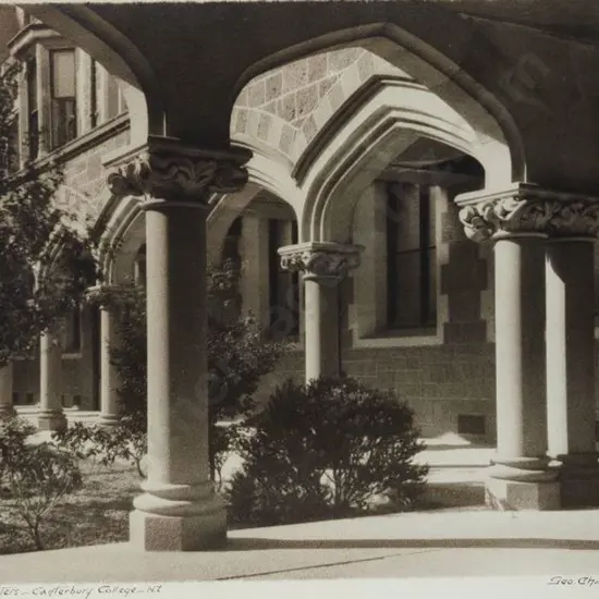 CHANCE, George (1885-1963) - The Cloisters, Canterbury College, Christchurch