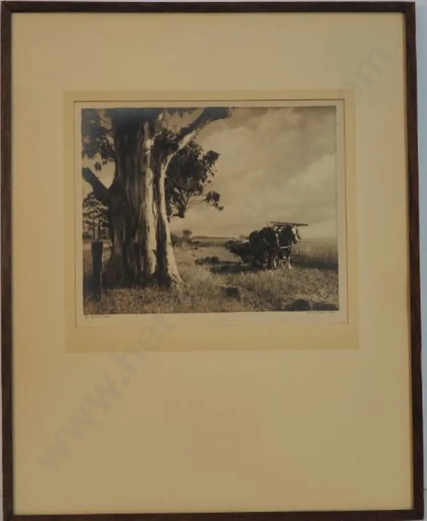 CHANCE, George (1885-1963) - The Resting Team (Clydesdales) Image 1++