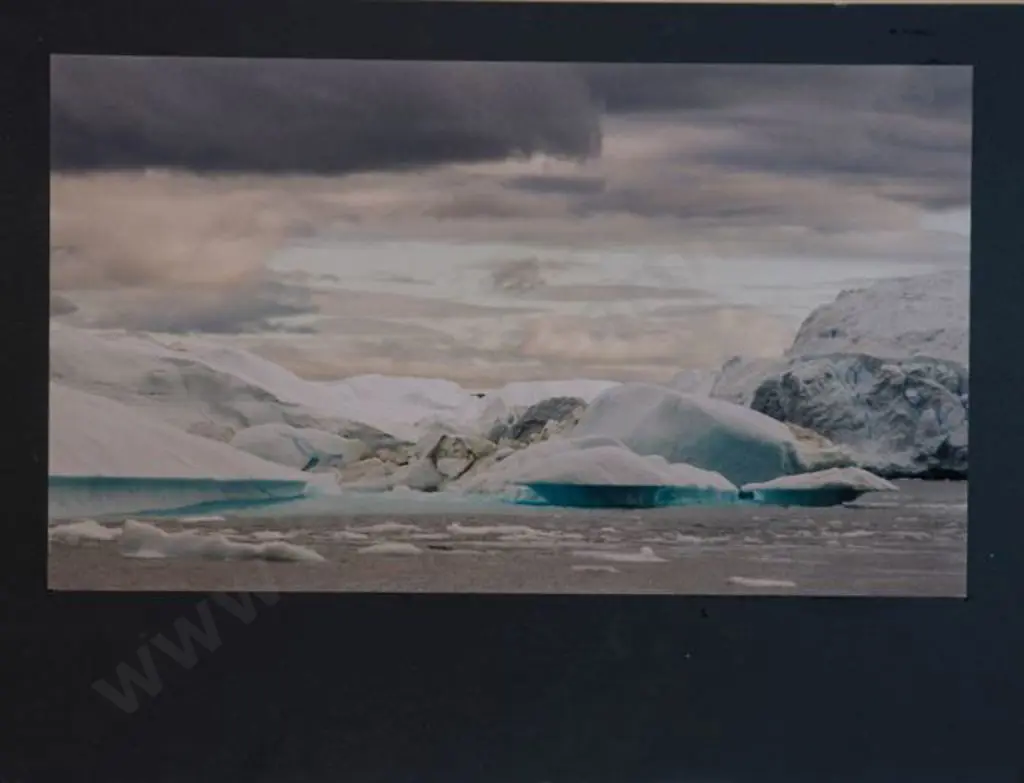 BENNETT, Duncan (contemporary)   - Pack Ice - Antarctica Image 1++