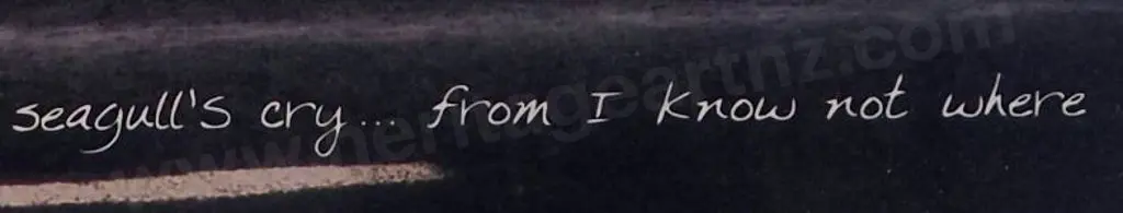 BENNETT, Duncan (contemporary)   - Seagulls Cry - From I Know Not Where Image 1++