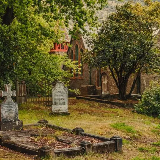 UNKNOWN Photographer - St Luke's Church Graveyard, Little Akaroa