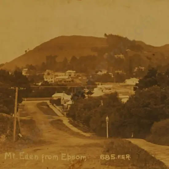 RADCLIFFE, Frederick George (1863-1923) - Mount Eden from Epsom