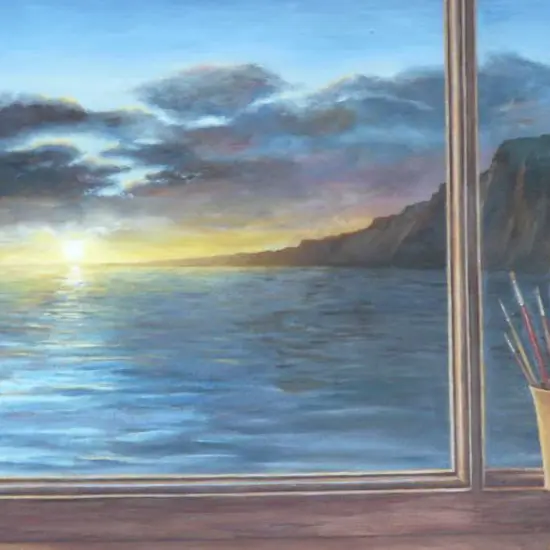 WALES, Kerry (1944-) - Mowhanau (Kai-iwi) Beach Sunset