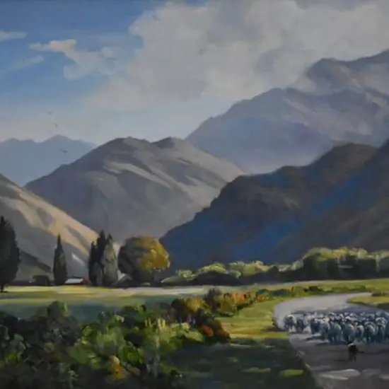 PAPPS, Ernest (1929-) - Spring in Central Otago