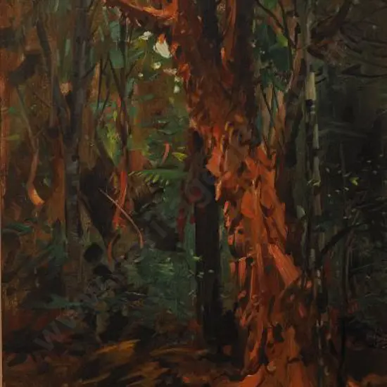 BADCOCK, Douglas (1922-2009) - Forest Scene