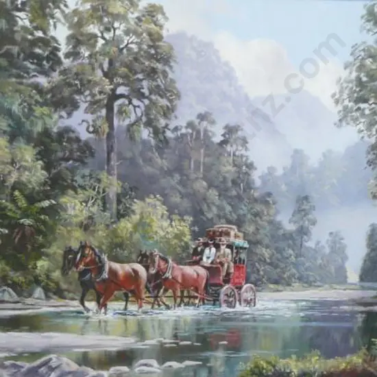 PAPPS, Ernest (1929-) - The River Crossing