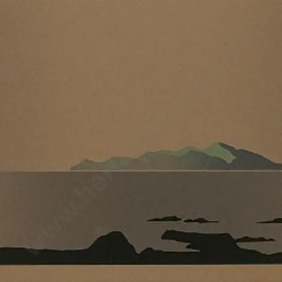 WARR, Malcolm (1939-) - Kapiti Island from Pukerua Bay