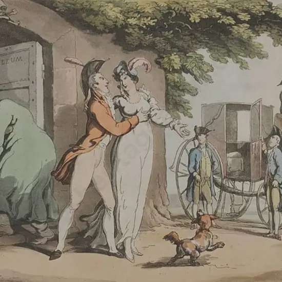 ROWLANDSON, Thomas (1756-1827) - Your Crabbed Dad Has Just Gone Home