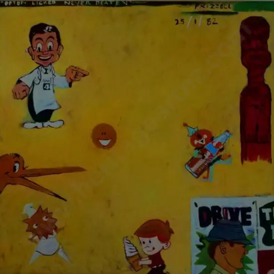 FRIZZELL, Dick (1943-) - Often Licked, Never Beaten