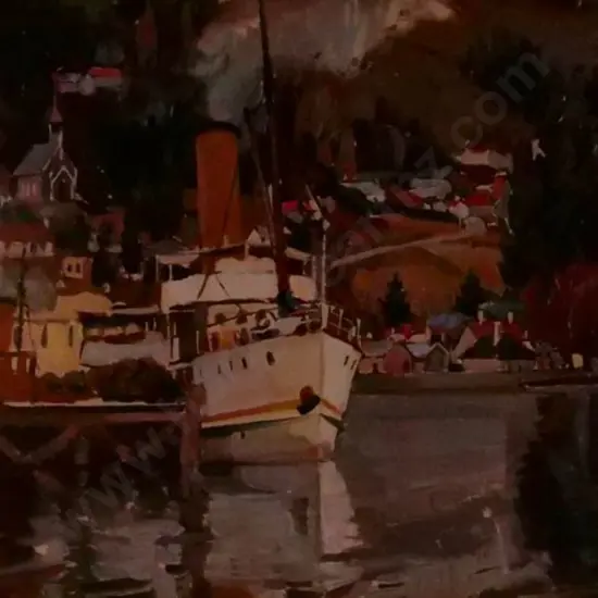 PAGE, Evelyn (1899-1988) - Lake Ferry Queenstown, 1942